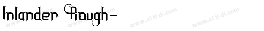 Inlander Rough字体转换